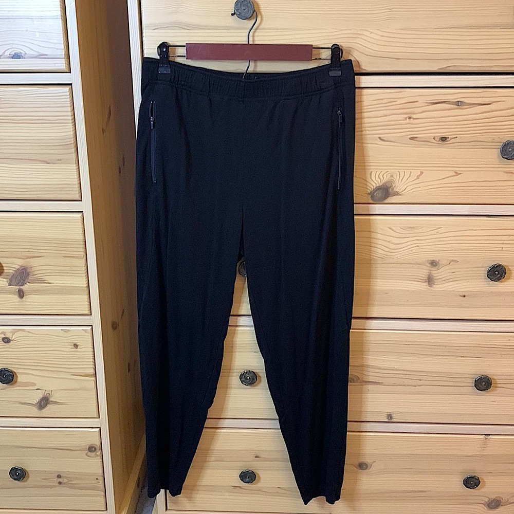 Eileen Fisher Slim Leg Black Lounge Pants Size Small